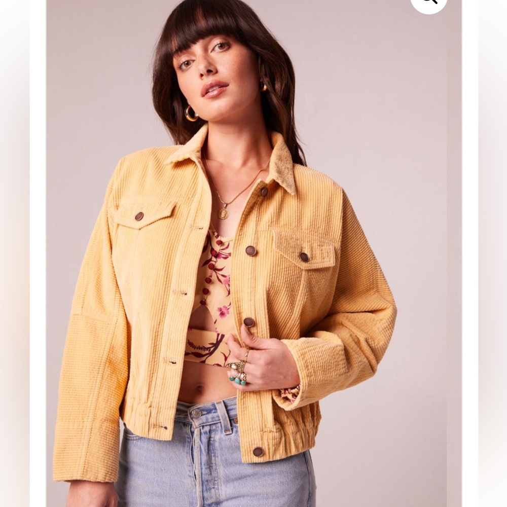 Womens Band Of The Free Other Side Corduroy Jacket Sand